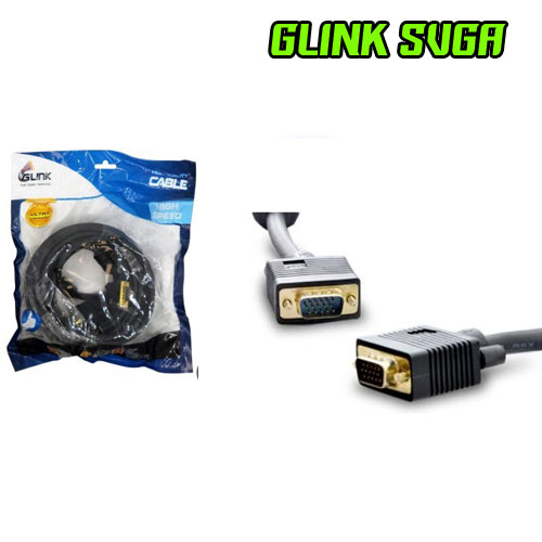SUPER VGA 5ม.GLINK HD15M/HD15M หัวทอง /ถุง CV-GL-SV-05MMB