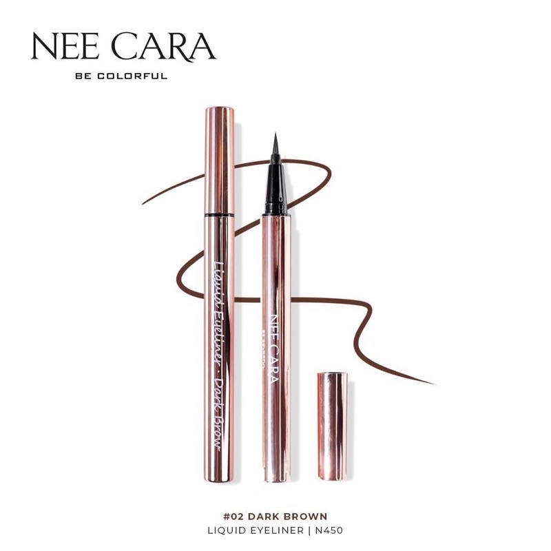 Nee cara Liquid Eyeliner N450 อายไลน์เนอร์ เขียนขอบตา