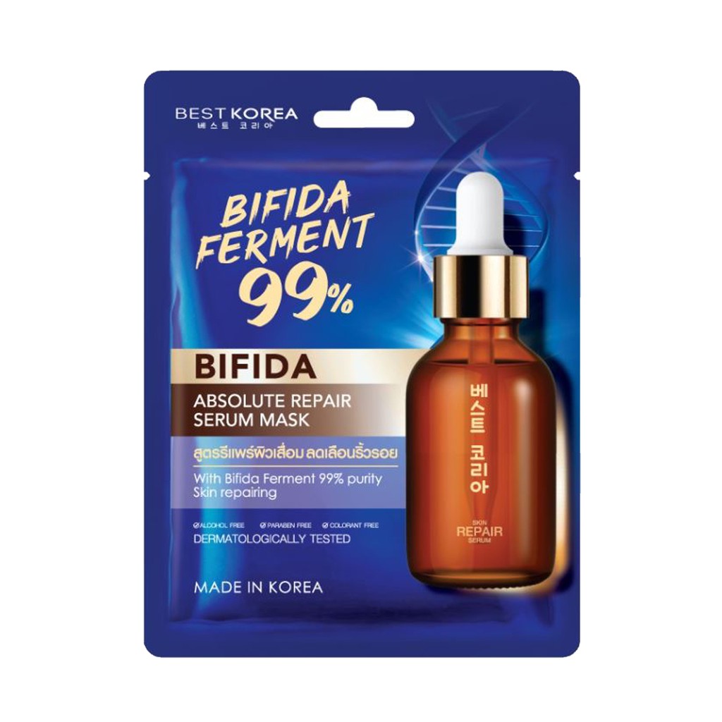 (1ซอง) Best Korea Serum Mask เบสท์โคเรีย เซรั่ม มาส์ก 25 กรัม