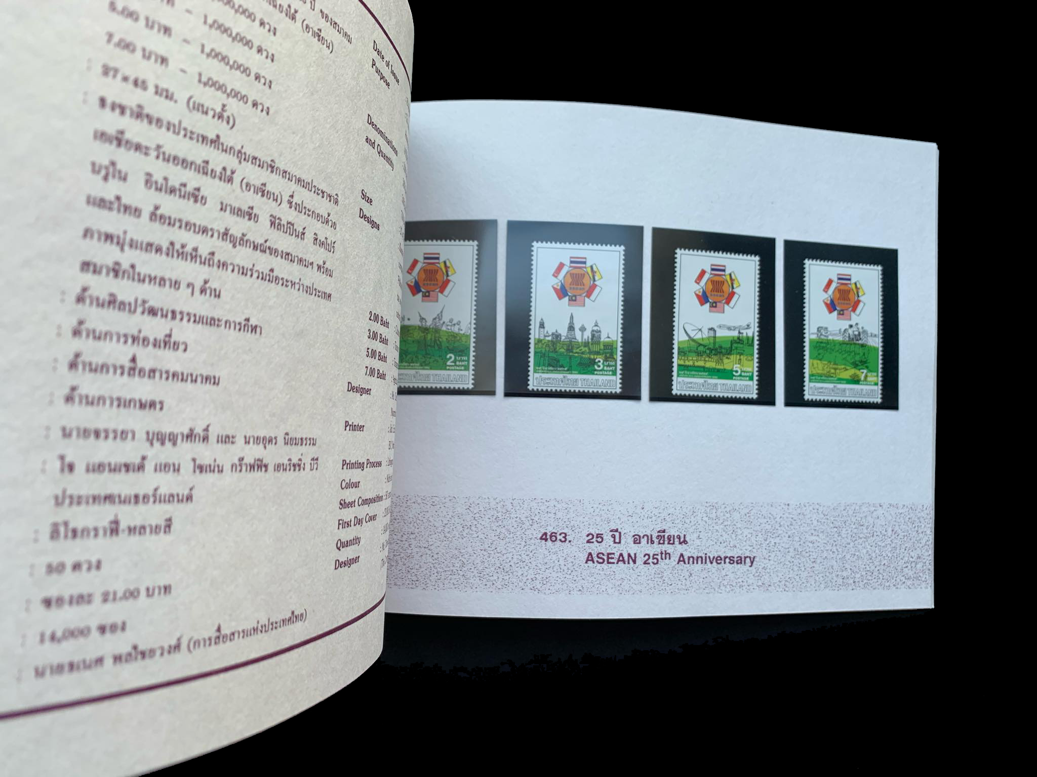 สมุดตราไปรษณียากรไทยประจำปี 2535