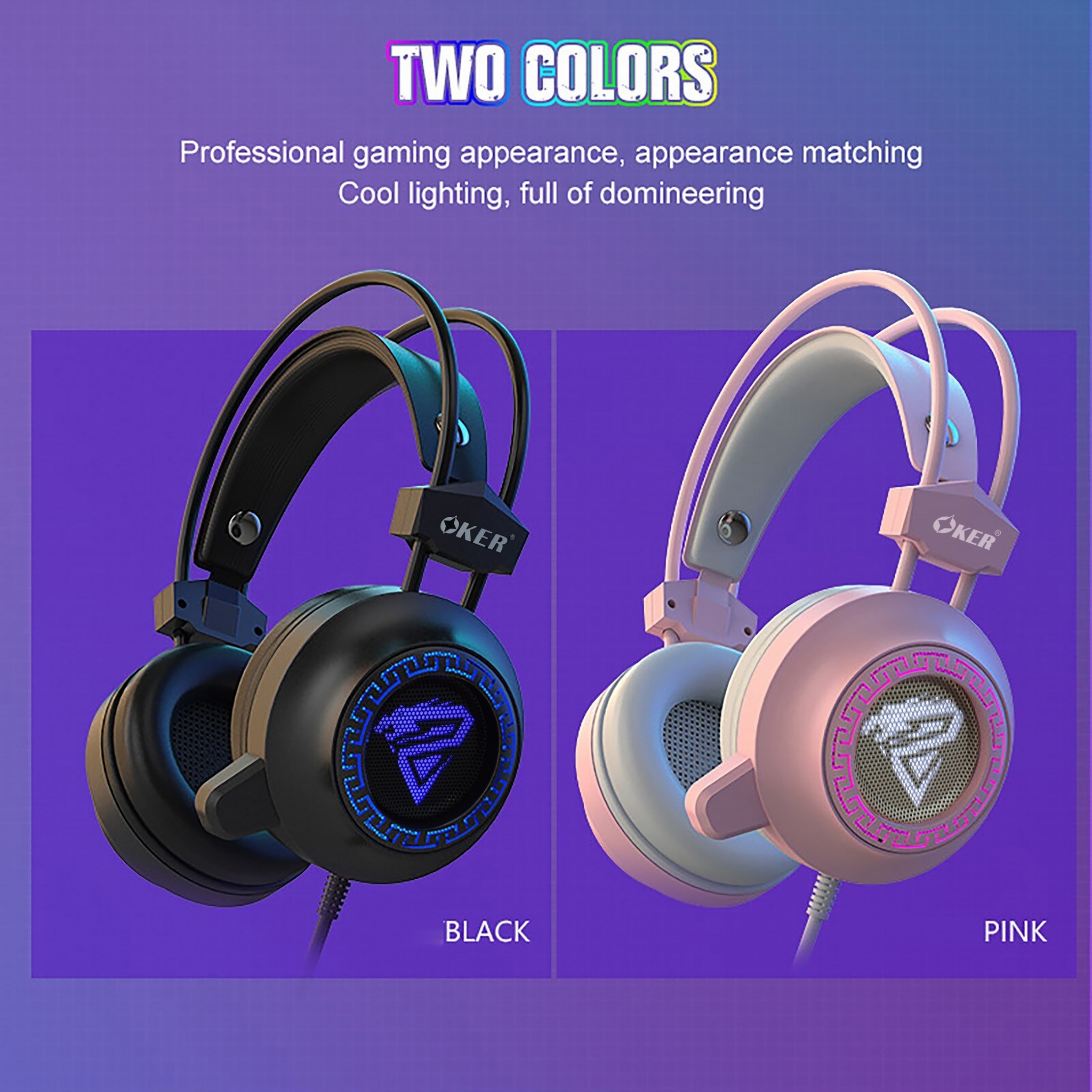 OKER H995 OKER USB HEADPHONE+MIC 7.1 USB HP-HM-OK-H995X