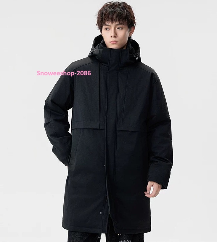 เสื้อโค้ทยาวบุหนา อุ่นได้ถึงติดลบ ไซส์ใหญ่พิเศษ L-8XL และ 3 สีสุดเท่ ใส่เที่ยวต่างประเทศหรือขึ้นเหนือก็เท่ได้ทุกองศา กันน้ำ กันลม กันหิมะครบจบในตัวเดียว ทรงยาวเหนือเข่า ดูแพง ใส่แล้วหุ่นดูสูงเพรียว มีฮู้ดปรับได้ ใส่สบายไม่อึดอัด