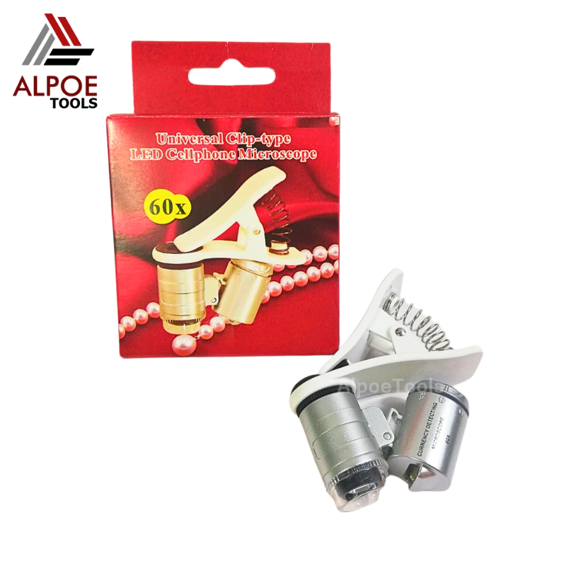 เลนท์ขยาย แบบหนีบมือถือ มีไฟ รุ่น No.9882-W