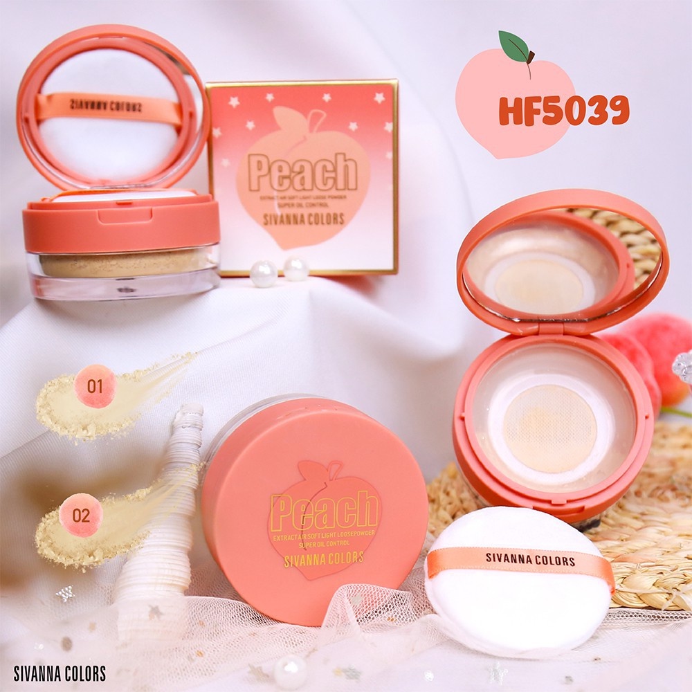 Sivanna Colors Super Oil Control Loose Powder HF5039 ซีเวียน่า ซุปเปอร์ ออย คอนโทรล ลูซ พาวเดอร์