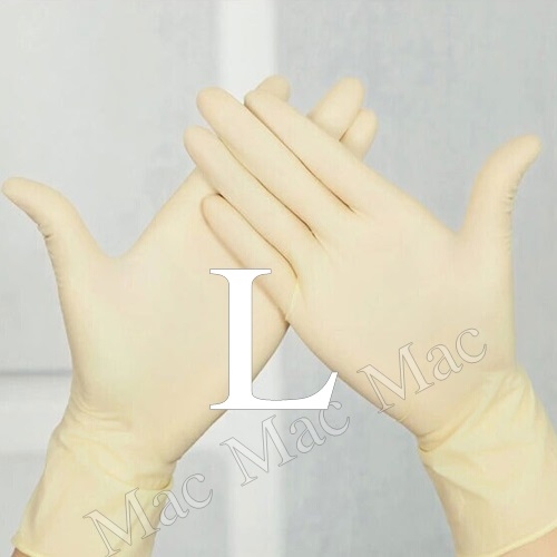 ถุงมือแพทย์ (ยางธรรมชาติ) 5 คู่ ขนาด L