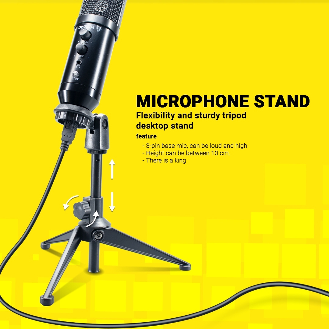 NUB-M24 NUBWO CONDENSER MICROPHONE MI-NW-ST-M24BK