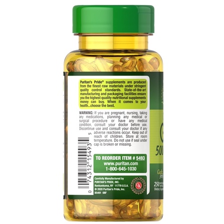 Puritan's Pride Odorless Garlic 500 mg