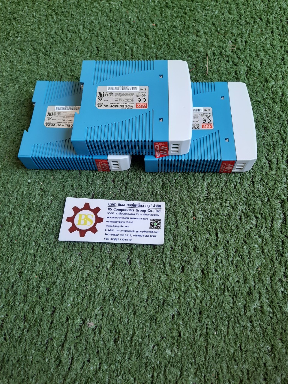 Mean Well : MDR-20-24 DIN Rail Panel Mount Power Supply, 24Vdc 1A Output