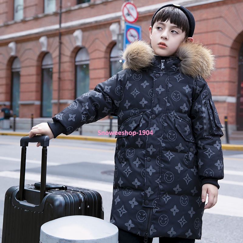 เสื้อโค้ทเด็กผู้ชายและเด็กผู้หญิง ใส่กันหนาว ลุยหิมะ โค้ทกันหนาวระดับไฮเอน สวมใส่สบาย สำหรับเด็กเล็กและเด็กโต มี 3 ลาย ขนาด 120 ถึง 160