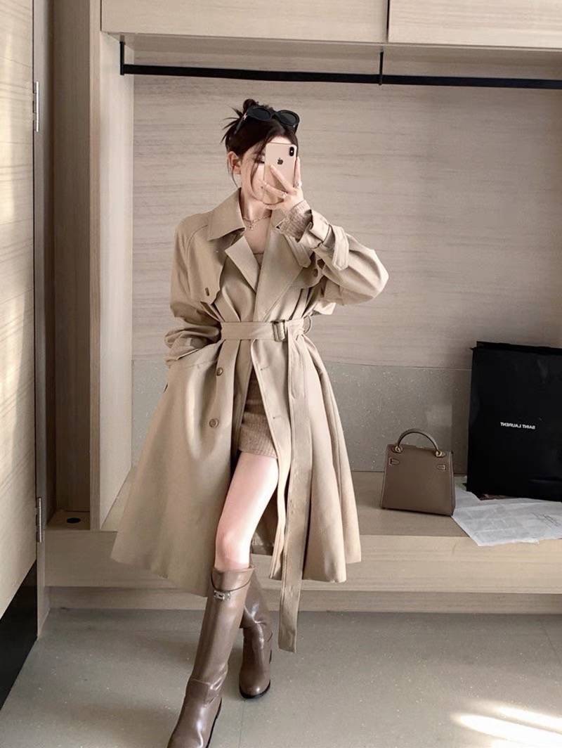 เสื้อโค้ทยาวกันหนาว สวย สไตล์เกาหลี เนื้อผ้าดีมาก รับประกันคุณภาพค่ะ