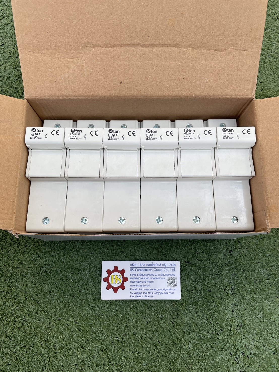 PTEN : ฐานฟิวส์ 22x58mm. STI-125 1P