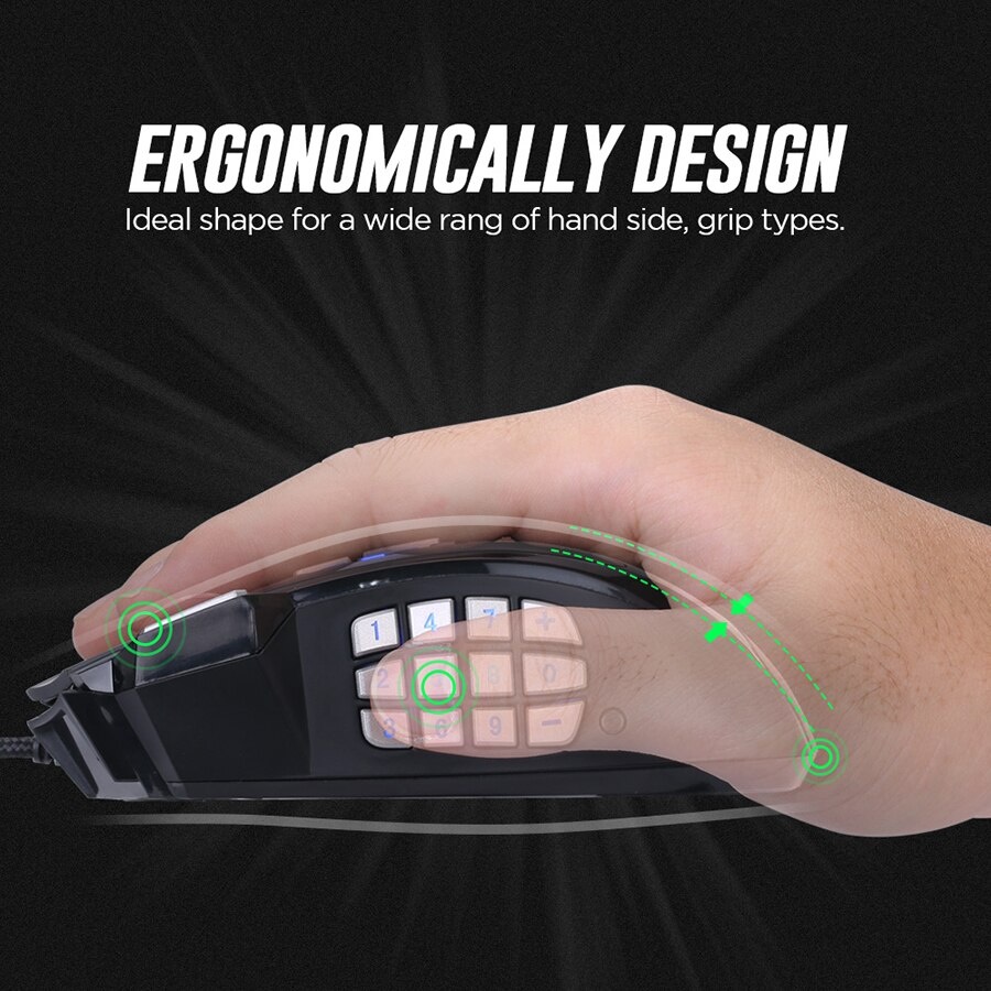 G-990 MARVO GAMING MOUSE 8 Stage DPI 18 Button SKU-01839