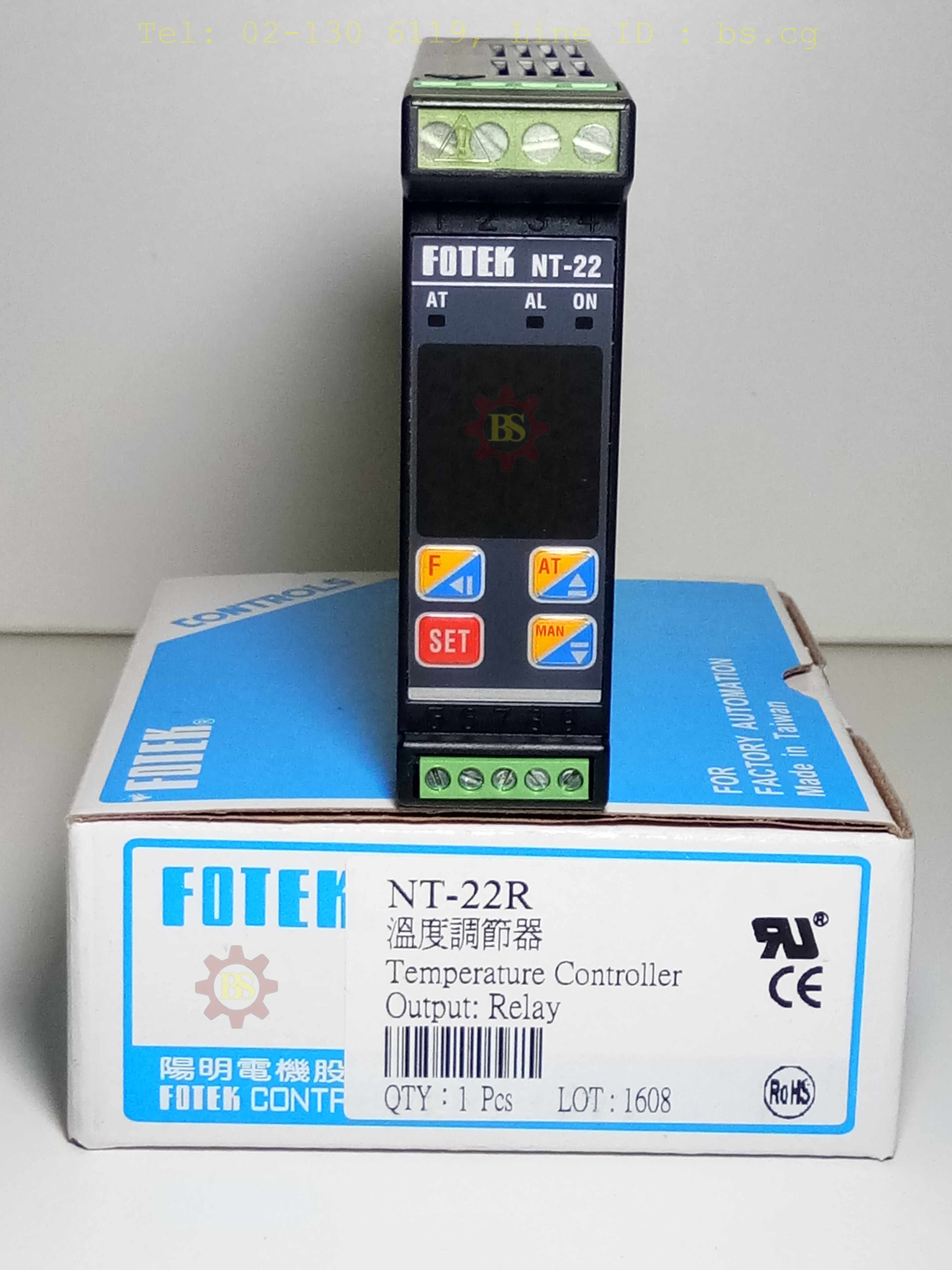 FOTEK : Temperature Controller Output: Relay NT-22R