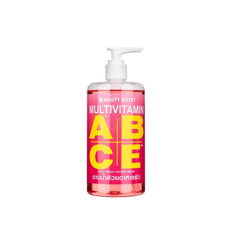 BEAUTY BUFFET MULTIVITAMIN BODY BRIGHT SHOWER SERUM บิวตี้ บุฟเฟ่ต์ เจลอาบน้ำวิตามินรวม