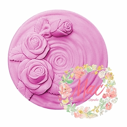 พิมพ์สบู่ 2-D FLOWERY 80 กรัม