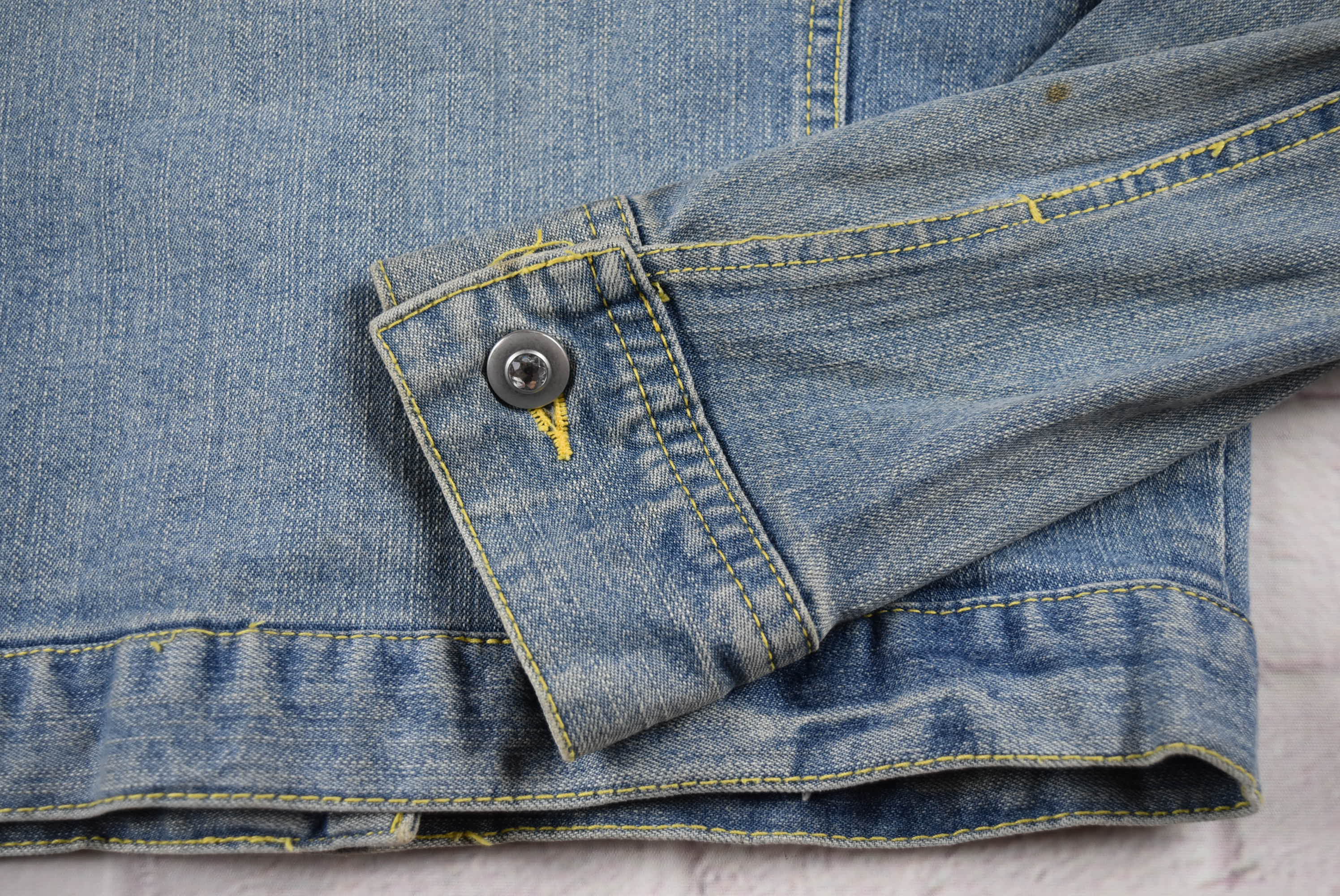 GLACIER อกจริง 33 ไซส์ 150 เสื้อแจ็คเก็ตยีนส์ แขนยาว เด็กหญิงชาย ทรงสวยใส่สบาย ใส่คลุมกันแดด