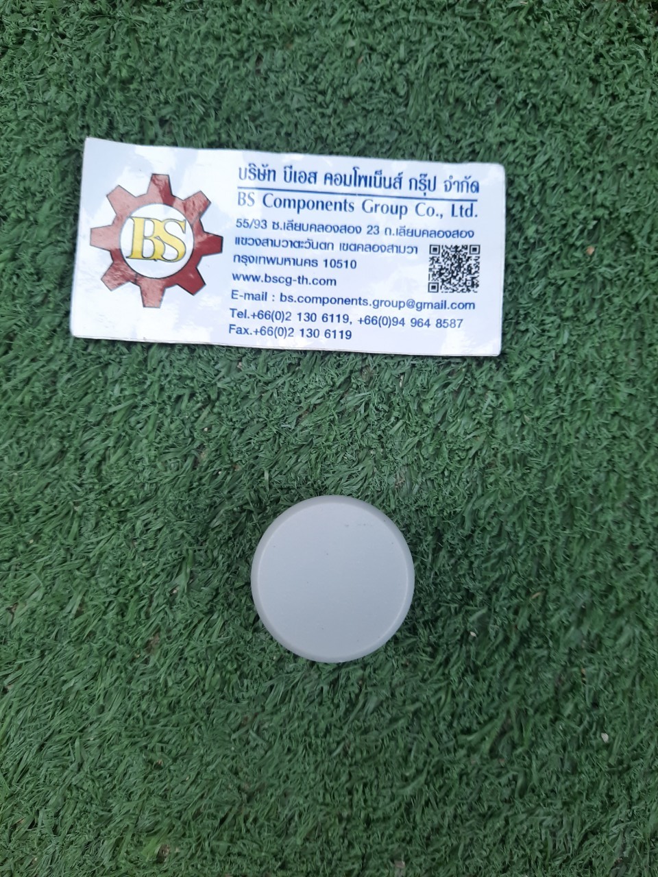 SHINOHAWA : ปลั้กอุด แหวนล็อค พลาสติก 22/25mm. สีเทา 100ชิ้น/ถุง