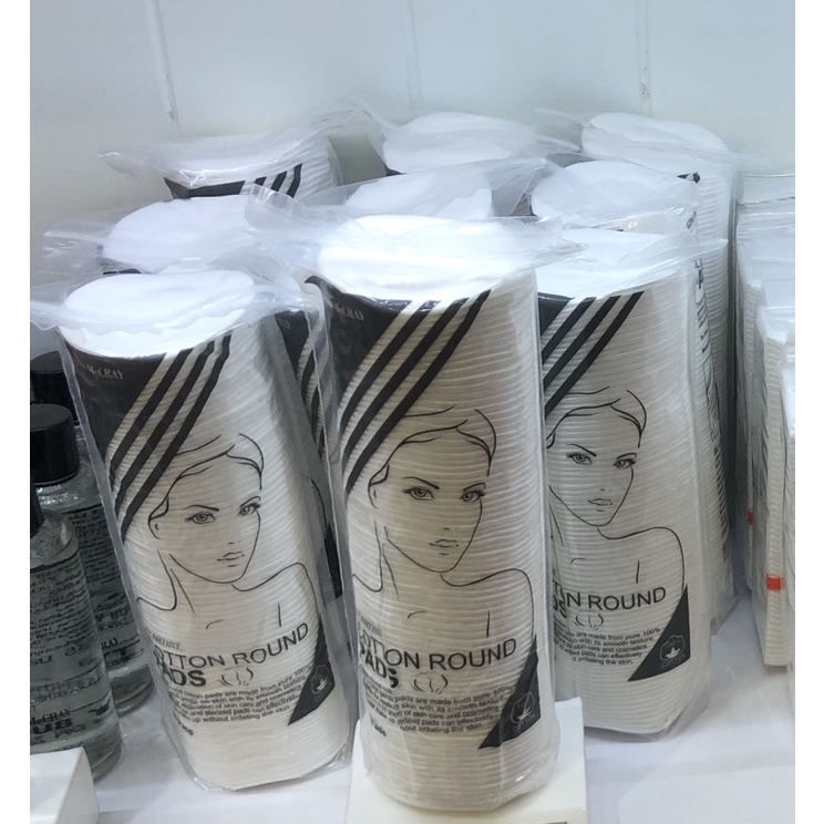 Beauty Buffet Gino McCray Cotton Round Pads 80 แผ่น สำลีแผ่นกลม