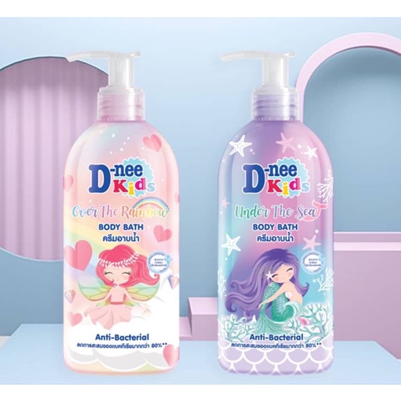 D Nee kids Body Bath450 ML ดีนี่ สำหรับเด็ก ครีมอาบน้ำ สูตร Anti bacteria