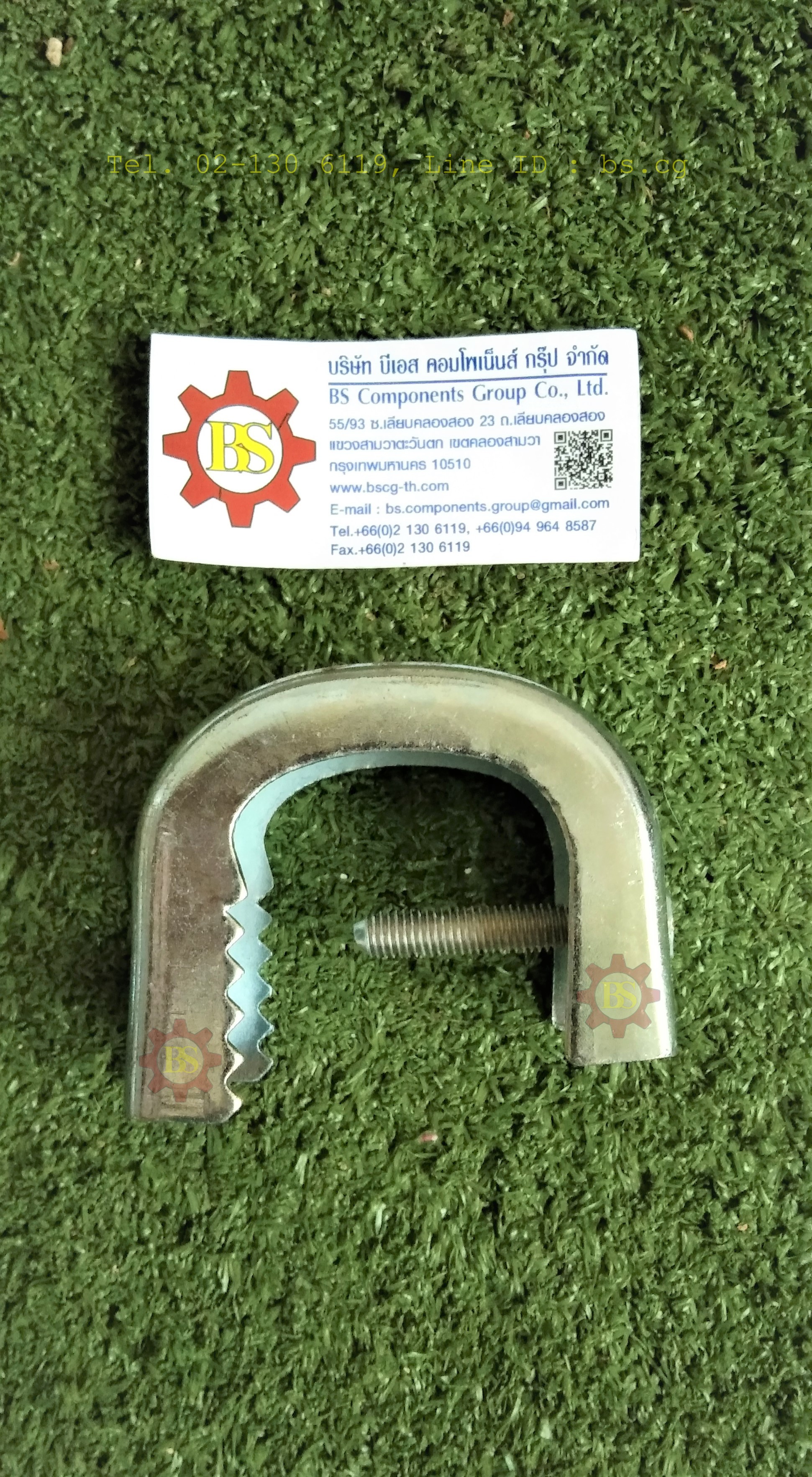 แคล้มฟันจระเข้ เบอร์ 3W ชุบขาว (beam clamp) 17-45mm.