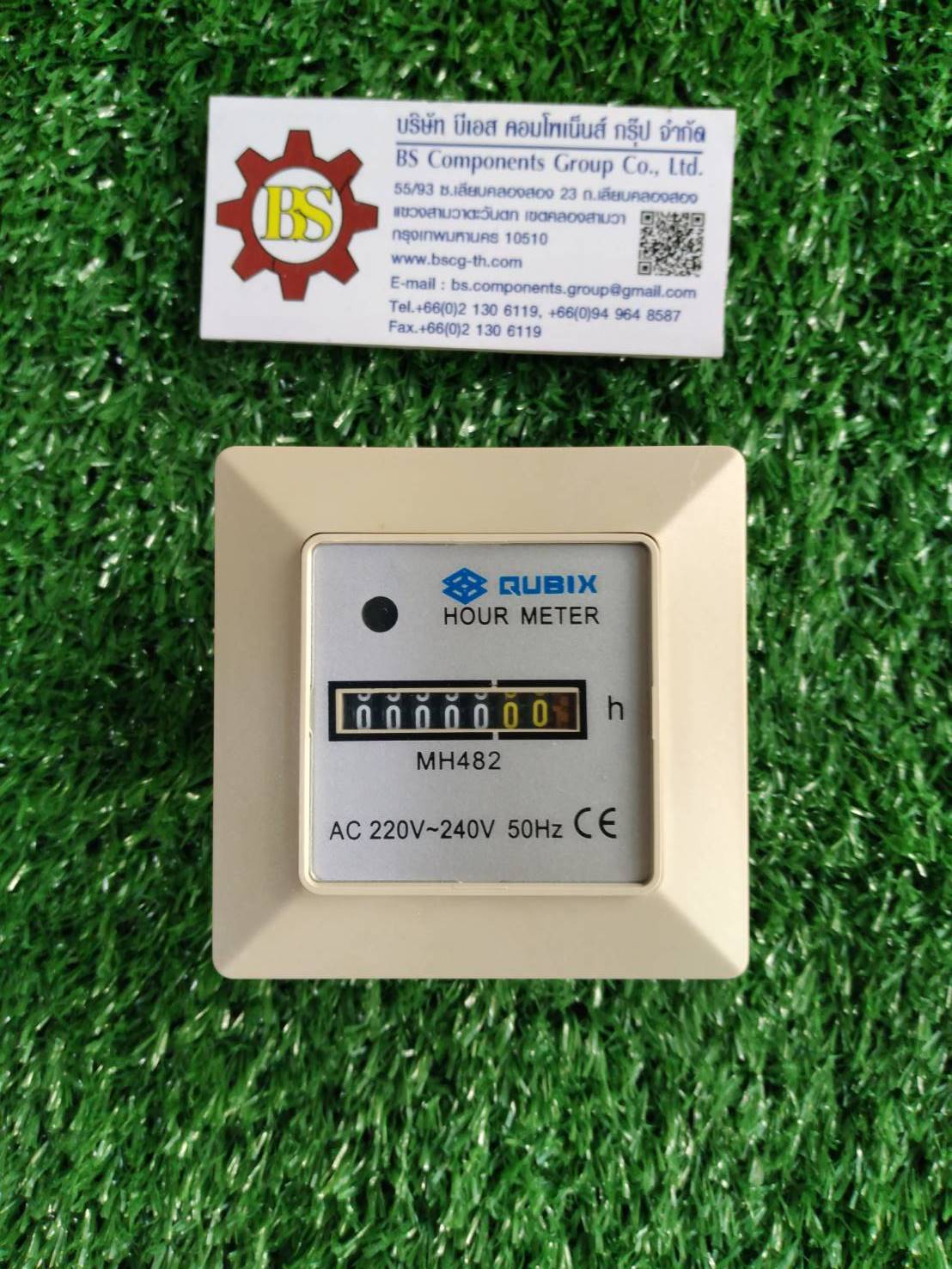 QUBIX : มิเตอร์นับชั่วโมง MH-482 220VAC