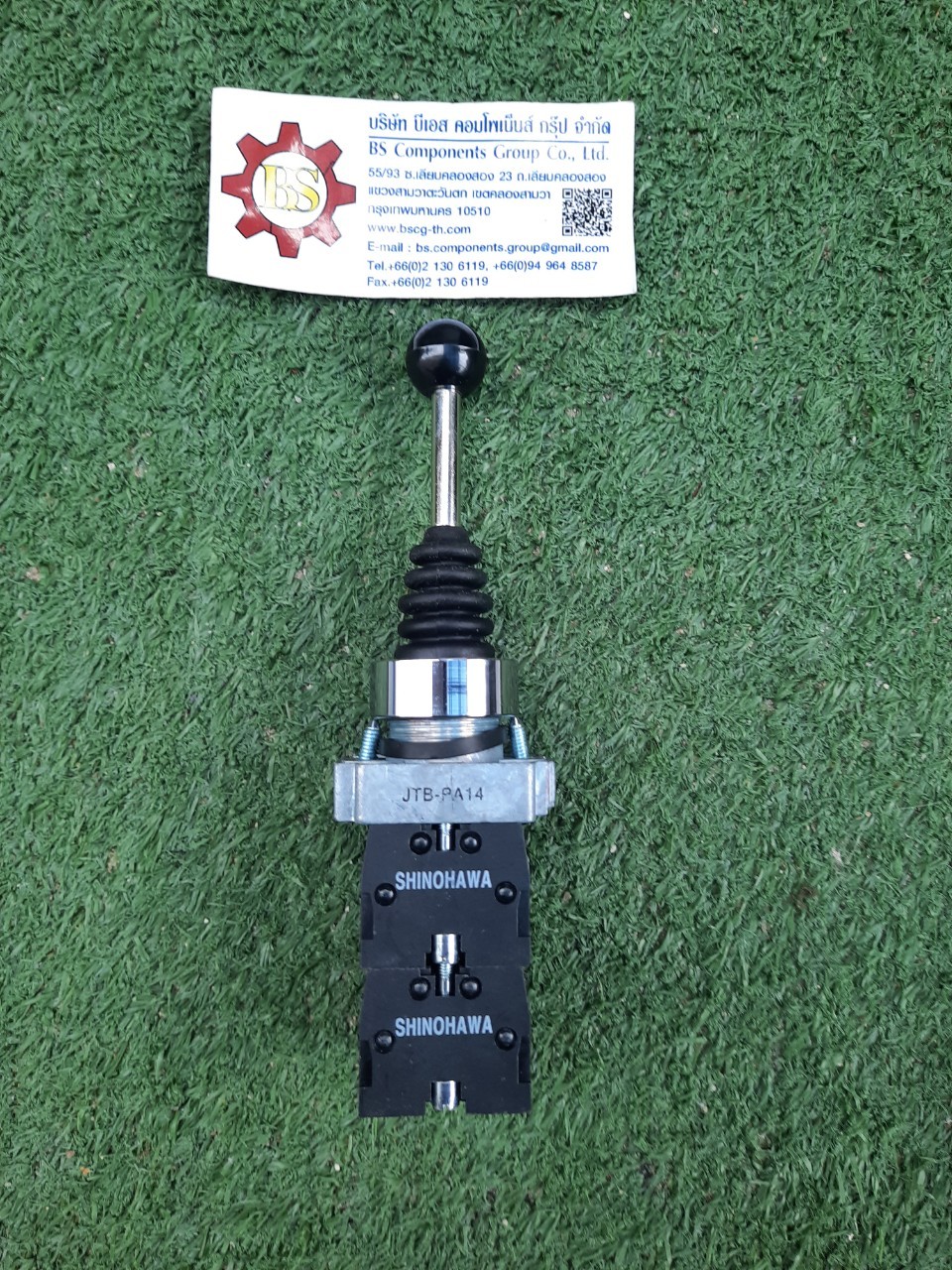 SHINOHAWA : สวิทช์โยก 4 ทาง 4 No. Dia. 22 mm. JTB-PA24 (PA44) (โยกเด้งคืน) SN404