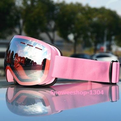 แว่นสกีผู้ชายและผู้หญิง double-layer anti-fog ski goggles frameless แว่นสกีเกรดพรีเมียม กันกระแทก กันฝ้า กันหมอกได้ดี