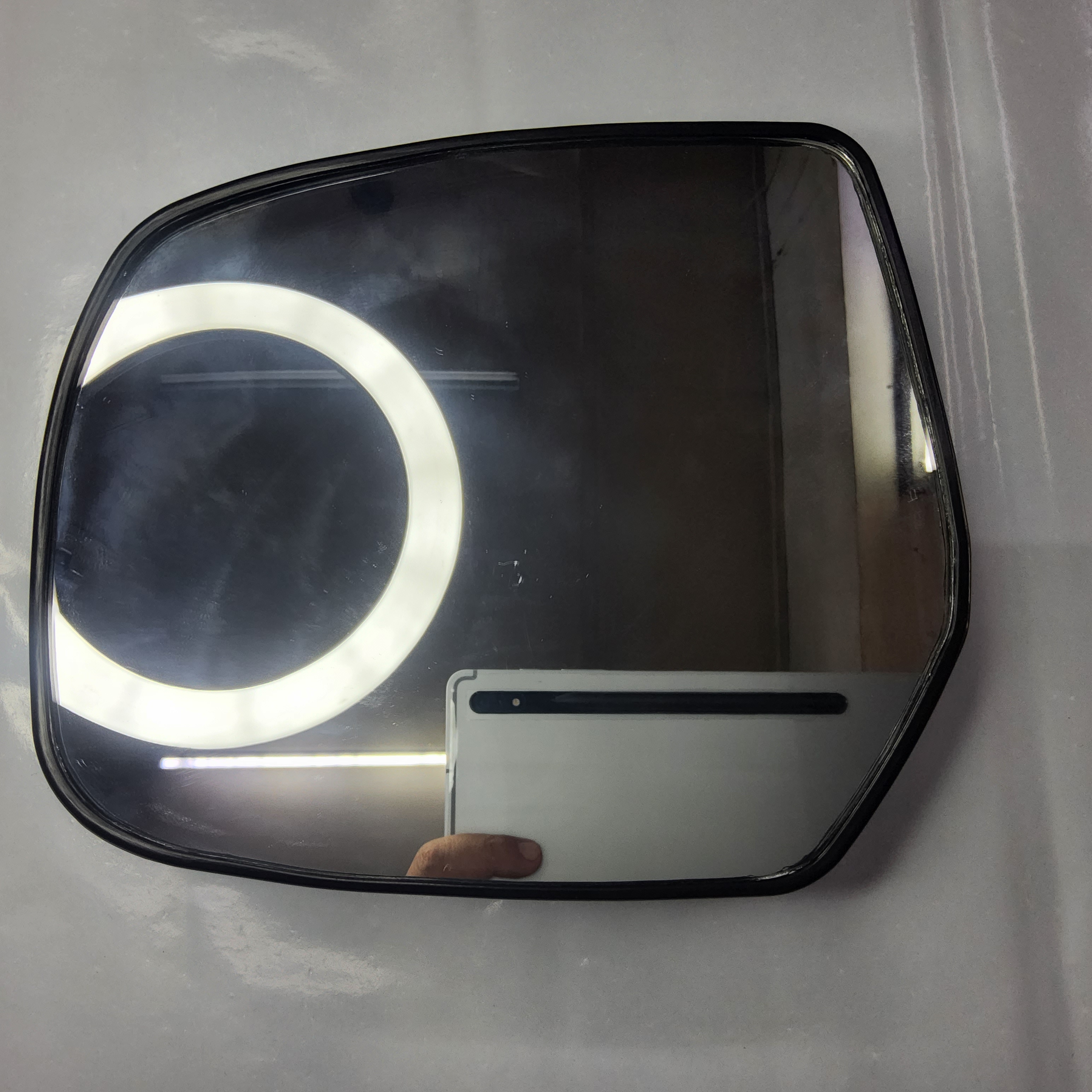 เนื้อ กระจกมองข้าง MAZDA BT 50 ขอบดำ ปรับมือ + ไฟฟ้า ข้างซ้าย LH