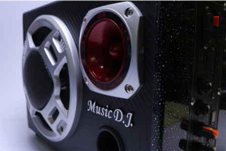 ลำโพงช่วยสอน MUSIC DJ. รุ่น M-M16E มีไมล์ไร้สาย SKU-01883