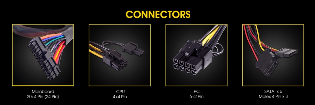 NUBWO NPS-020 POWER SUPPLY 650W 9.5*23.5*17 cm PO-NW-24-NP020