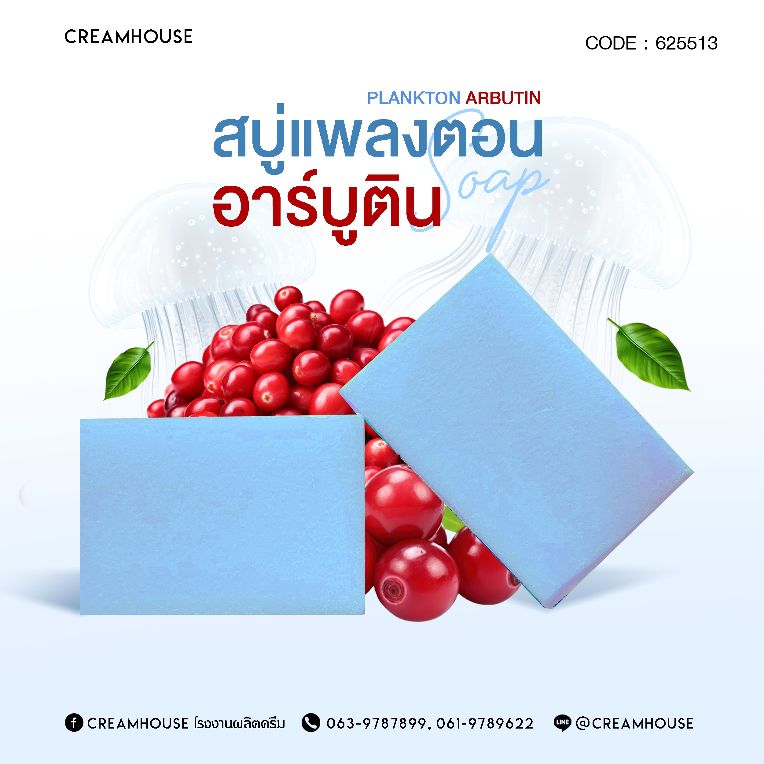 สบู่แพลงตอนอาร์บูติน
