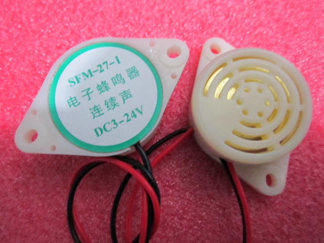 3105A SFM-27 เสียงเตือนเสียงทำงานต่อเนื่อง DC3-24V 12V