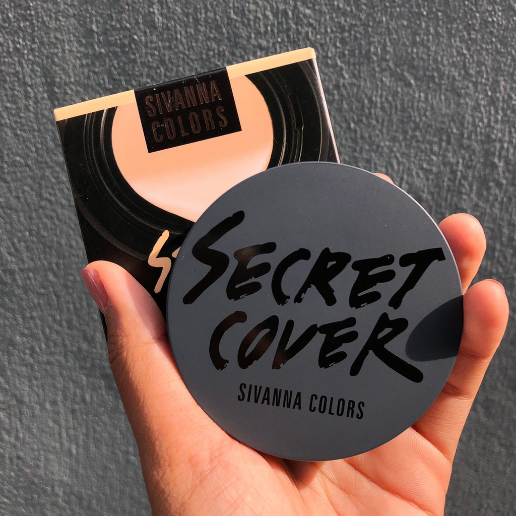 Sivanna Colors Secret Cover Pressed Powder HF5020 ซีเวียน่า แป้งผสมรองพื้น