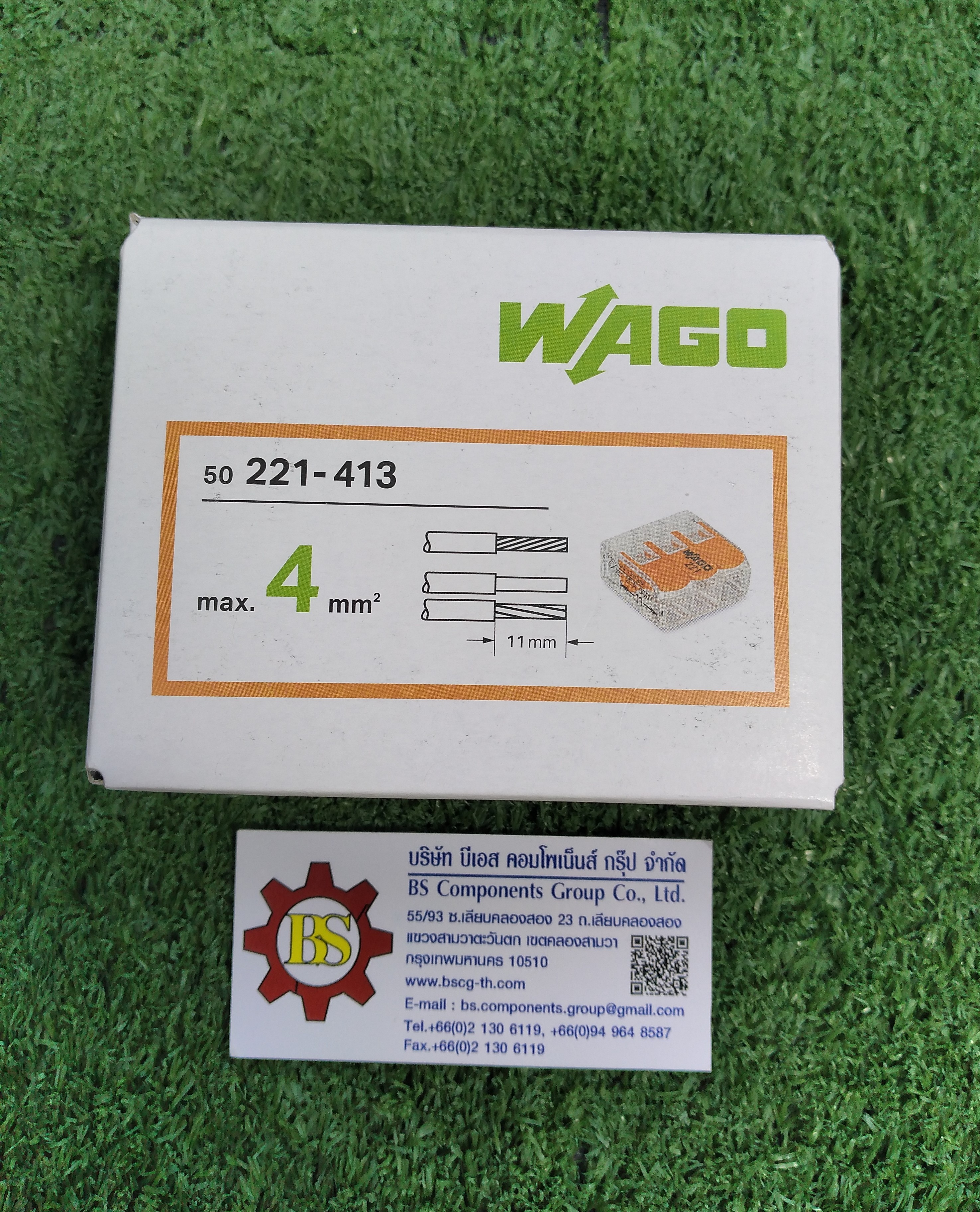 WAGO : COMPACT Splicing Connector; max. 4 mm²; 3-conductor