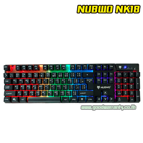 NUBWO NK-18 NUWBO Savage Rubber Dome switch Gaming Keyboard NK18 KB-UB-NW-NK18B