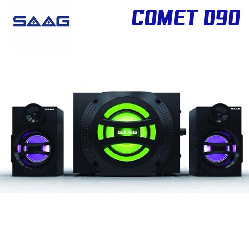 SAAG D90 COMET SPEAKER 5W+3Wx2 BLUETOOTH USB/AUX/FM/SD SP-SA-21-D90XX