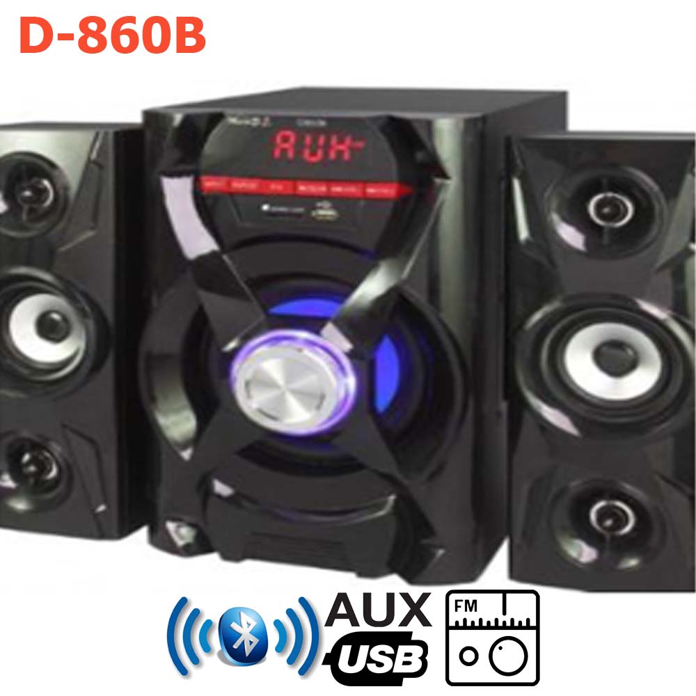 D-860B Speaker MUSIC D.J. BLUETOOTH FM/KA/MIC USB SP-MJ-20-D860B
