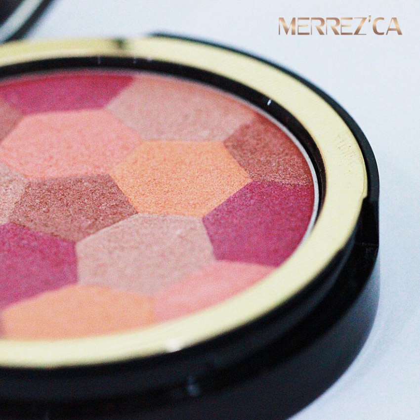 Merrezca Mineral Pearl Blush บรัชออน ปัดแก้ม เมอเรสก้า ปัดแก้มลูกบอล หน้าใส (302 double orange)