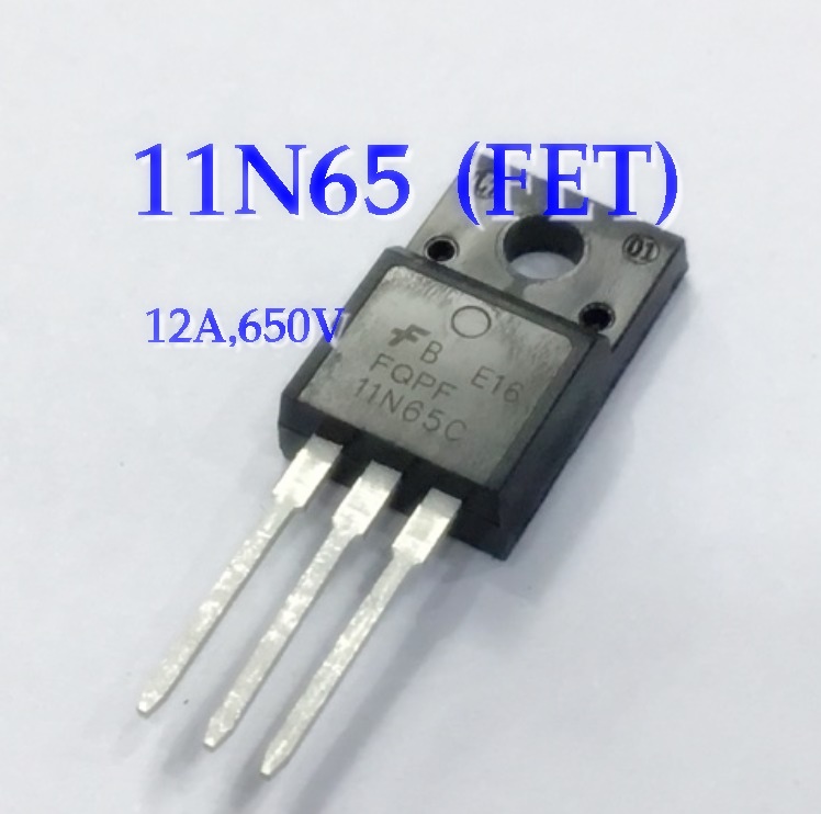 11N65 /11N65B FET12A,650V ตัวถังTo220