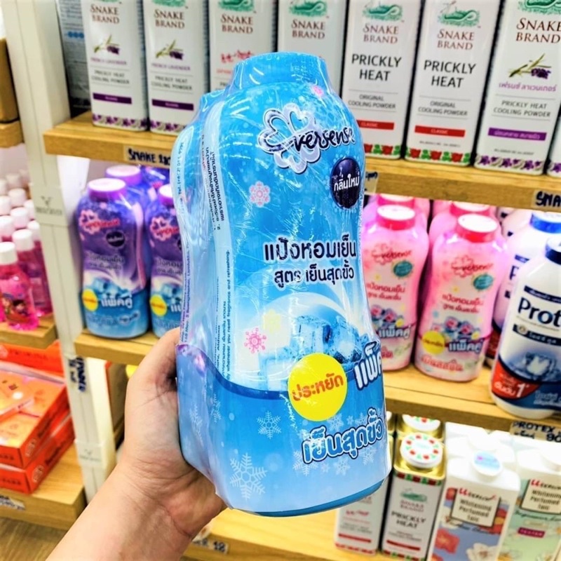 Eversense Powder Series Cool Fresh 300G แพคคู่ แป้งเย็นเอเวอร์เซ้นส์