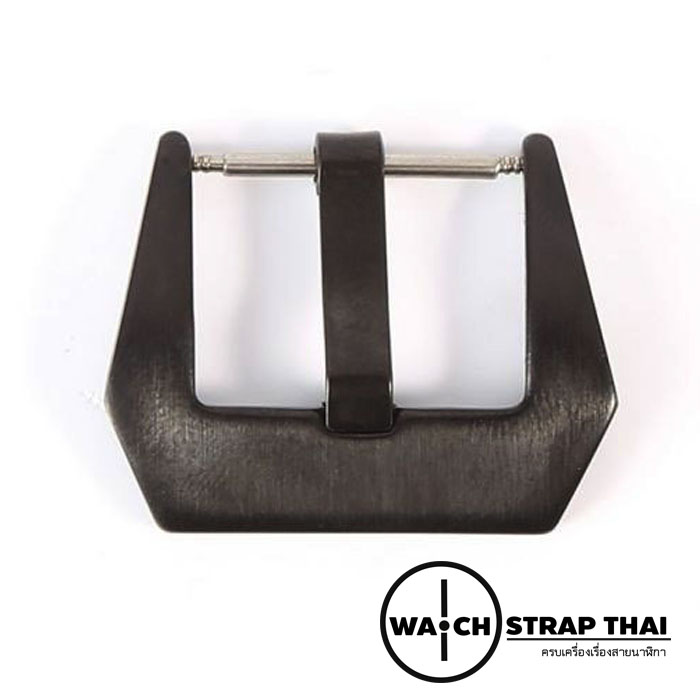 หัวบัคเคิลนาฬิกาทรง Panerai หัว Buckle Pam Stainless Black PVD ขนาด 20 , 22 mm
