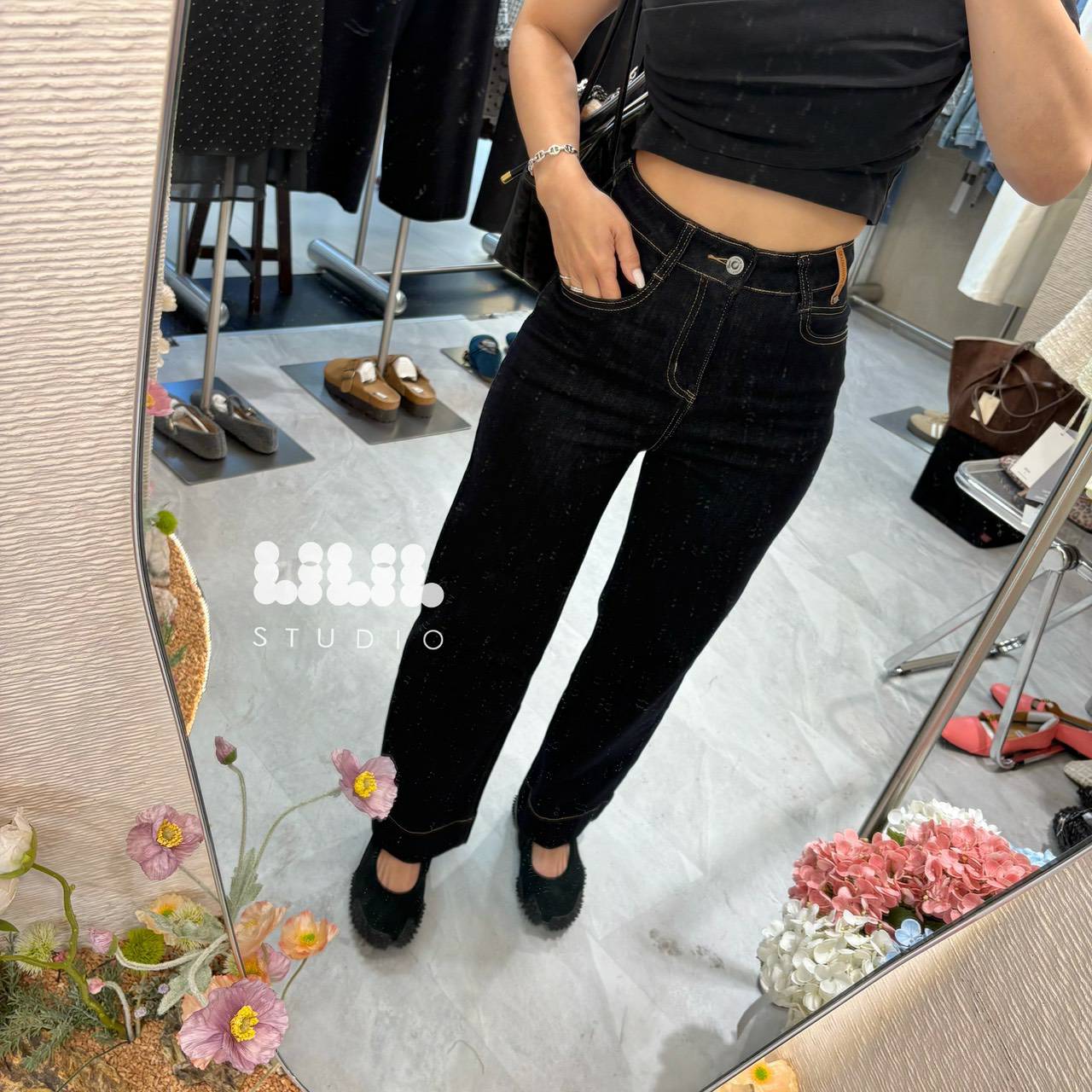 High Waist Flexi Jeans▪️ เกงยีนส์ ขา 9ส่วน อินสุด ทรงเป๊ะแม่ค้าคอนเฟริ์ม เกงทรงนี้พลางดีสุด ห้ามพลาดค่ะ