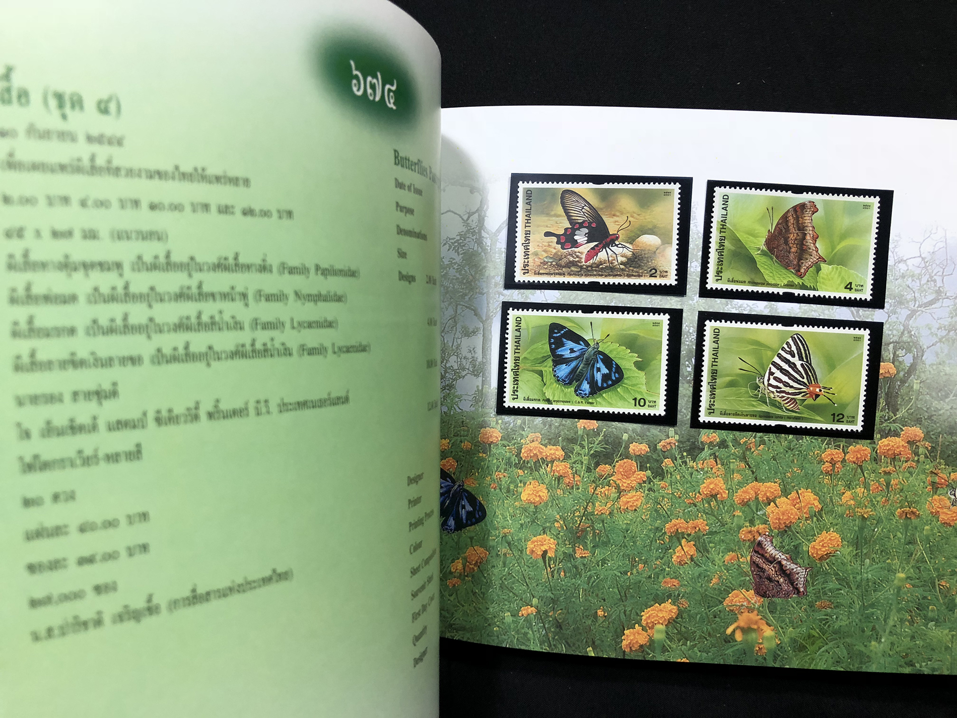 สมุดตราไปรษณียากรไทยประจำปี 2544