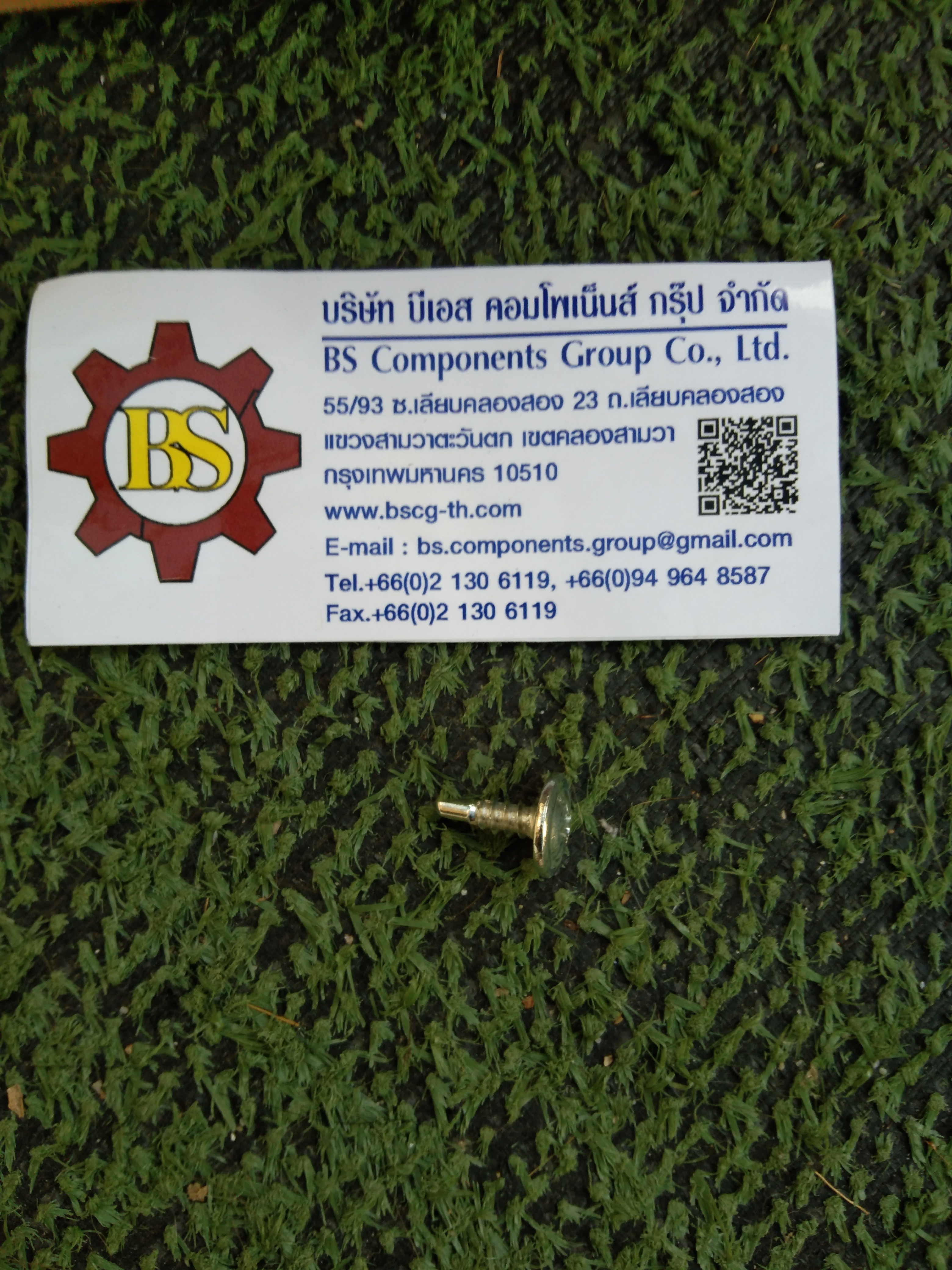 สกรูปลายสว่านหัวเวเฟอร์ชุบขาว หัวจาน P8-18x1/2"