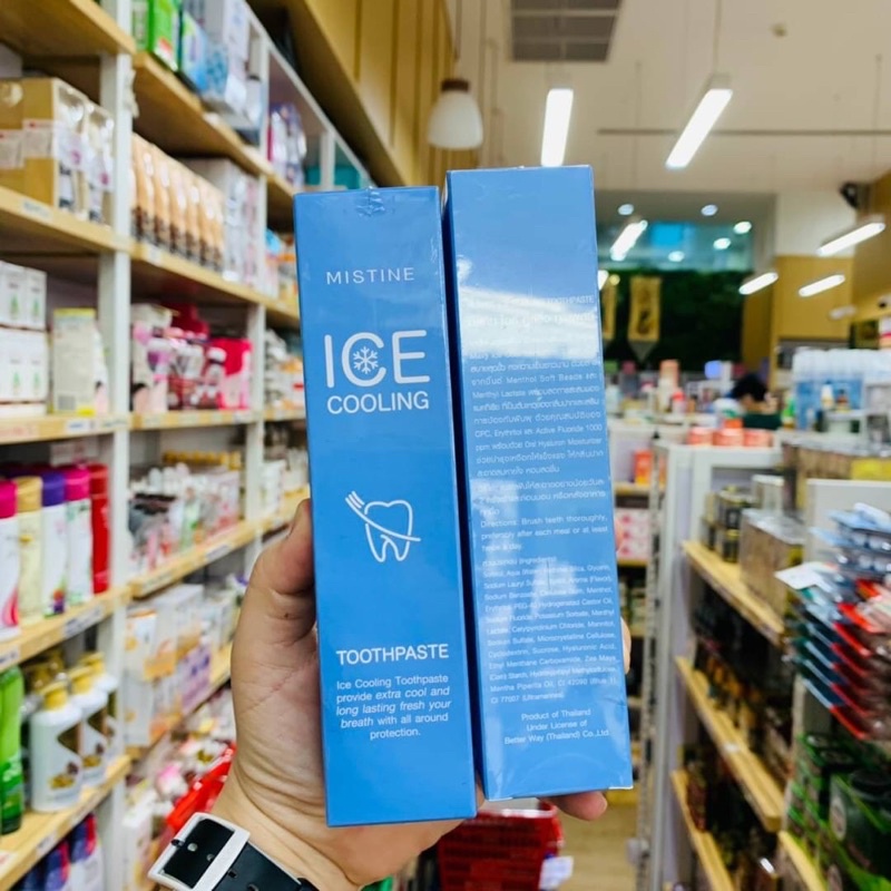 Mistine Ice Cooling Toothpaste 100 g. ยาสีฟันสูตรเย็น มิสทีน