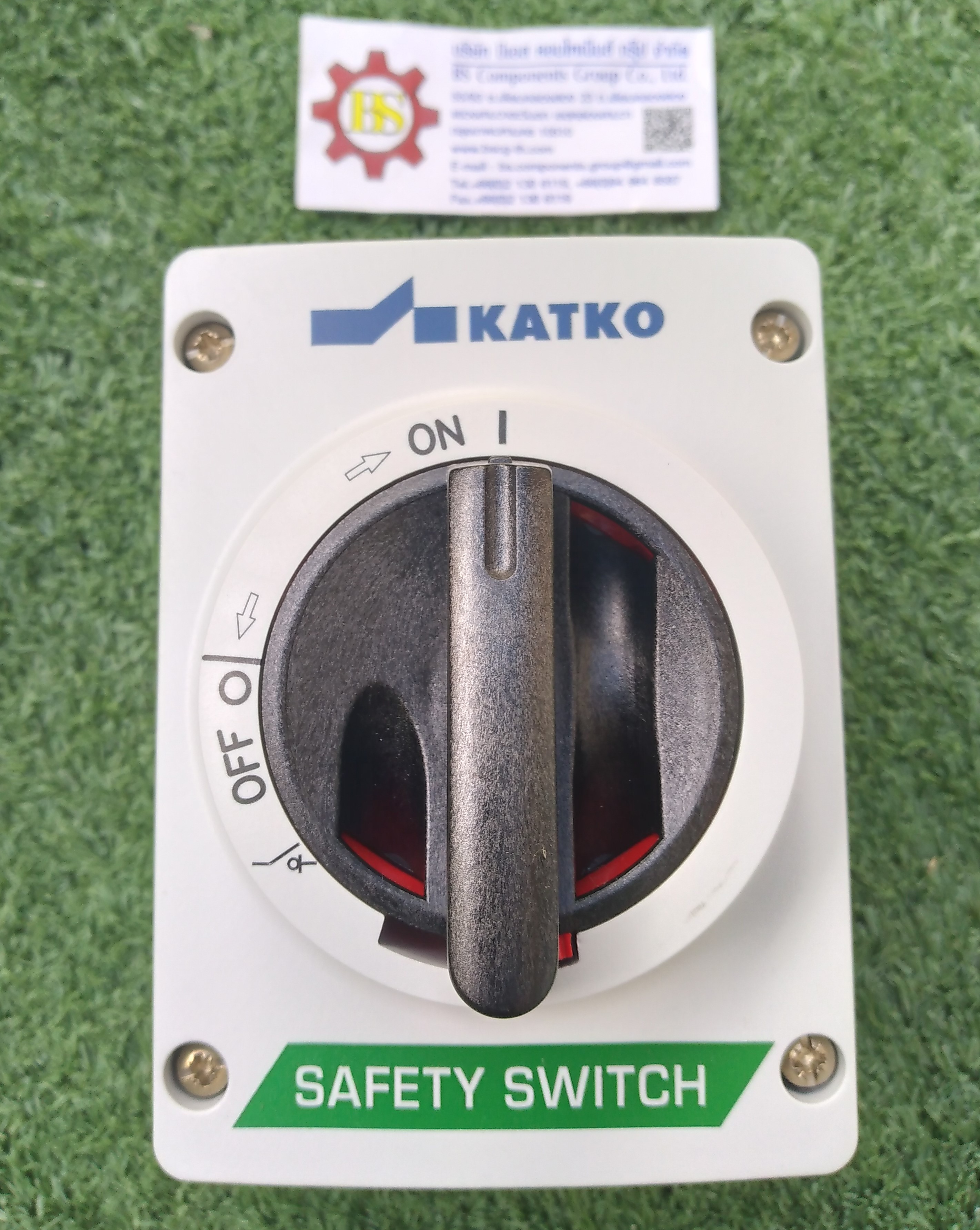 KATKO : SAFETY SWITCH KEM316U (เทา/ดำ) 3P 16A