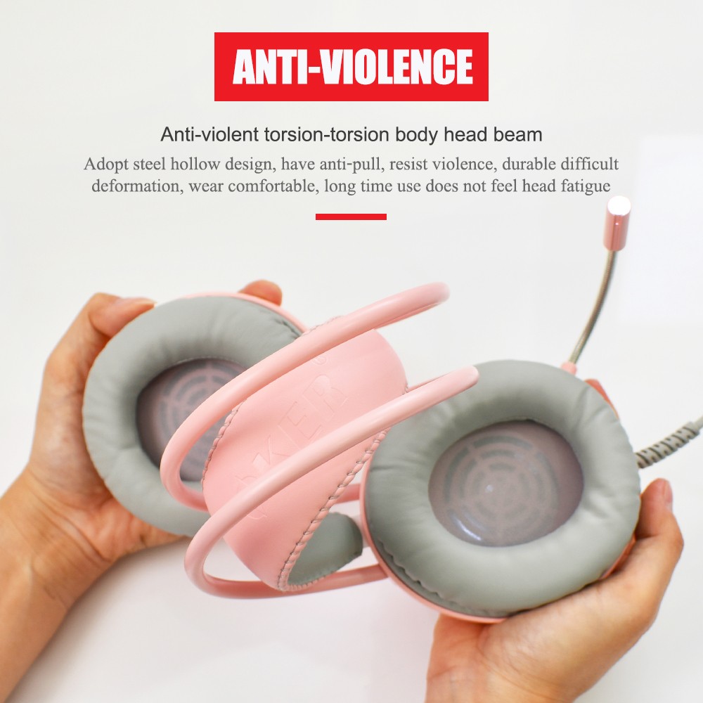 OKER X99 HI-FI STEREO HEADSET+MIC GAMING USB+3.5 (มีหูแมว) HP-HM-OK-X99BK