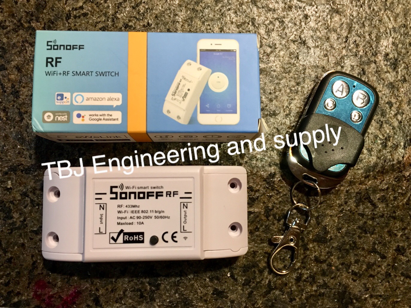 RF Remote Controller 433 MHz.