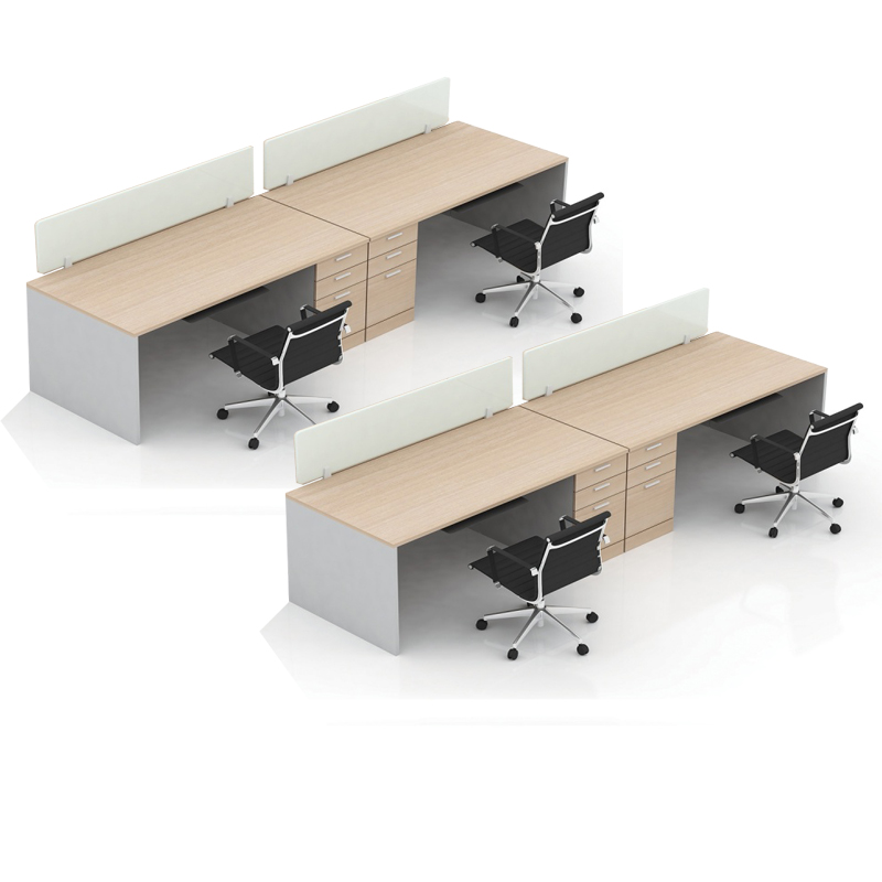 โต๊ะทำงาน ตู้ลิ้นชัก3 ชั้น NDA 1207P (ติดฉากบังตา)