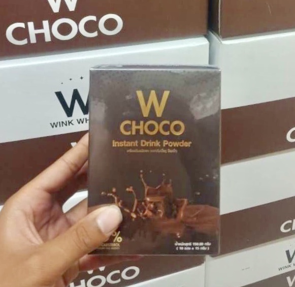 WINK WHITE CHOCO Instant Drink Powder 10 ซอง x 15 กรัม